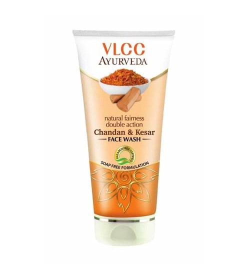 VLCC Ayurvedic Chandan & Kesar Double Action Facewash 100ml